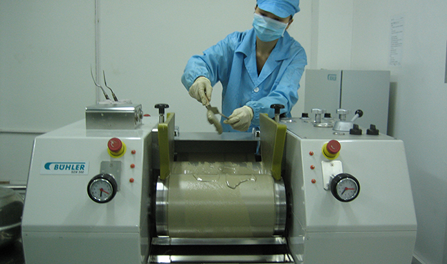 Sharing of learning materials on thick film resist paste