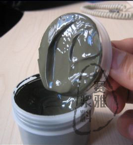 How to clean the silver paste screen printing plate?